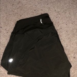 OLIVE GREEN LULU LEMON SPEED SHORTS